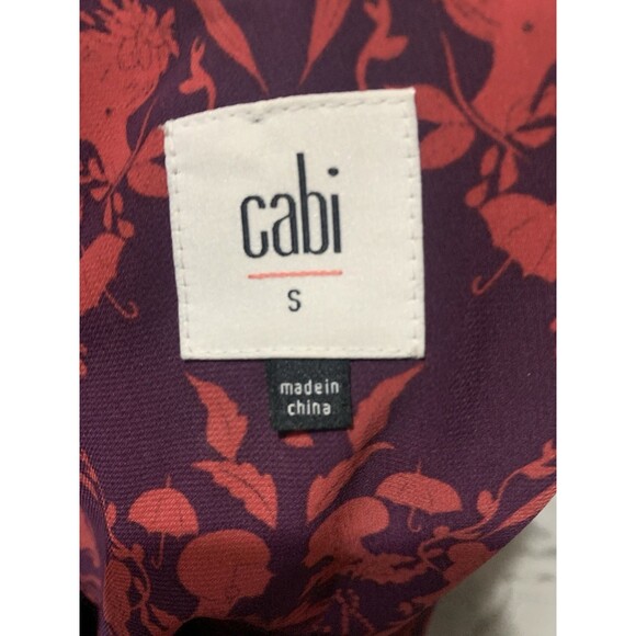 Cabi Shirt Womens Small Purple Red Cameo Sleeveless Tank Top Layered Y2K Whimsy - Picture 11 of 16